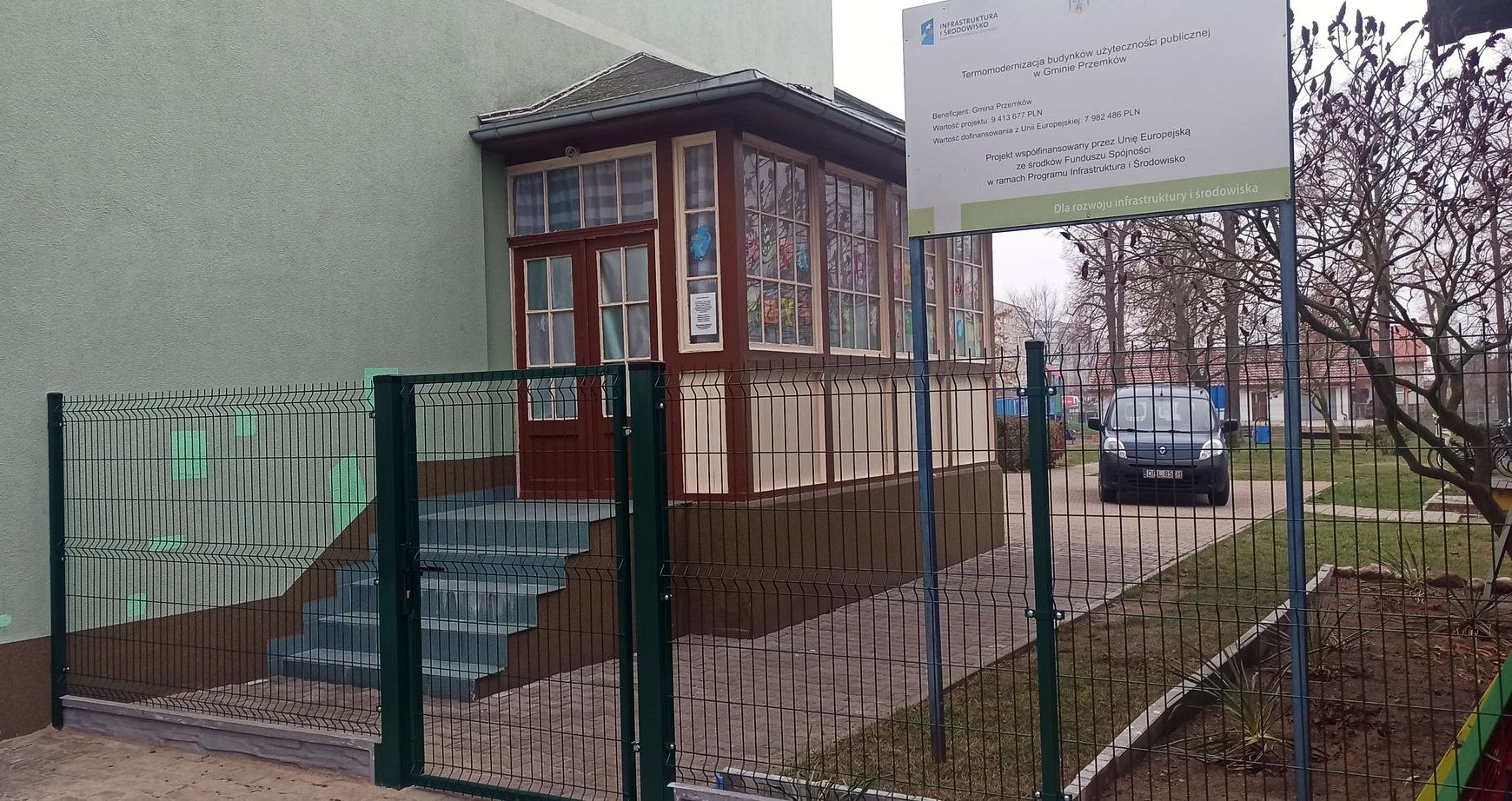 Wymiana ogrodzenia na terenie Publicznego Przedszkola Nr 2 w Przemkowie