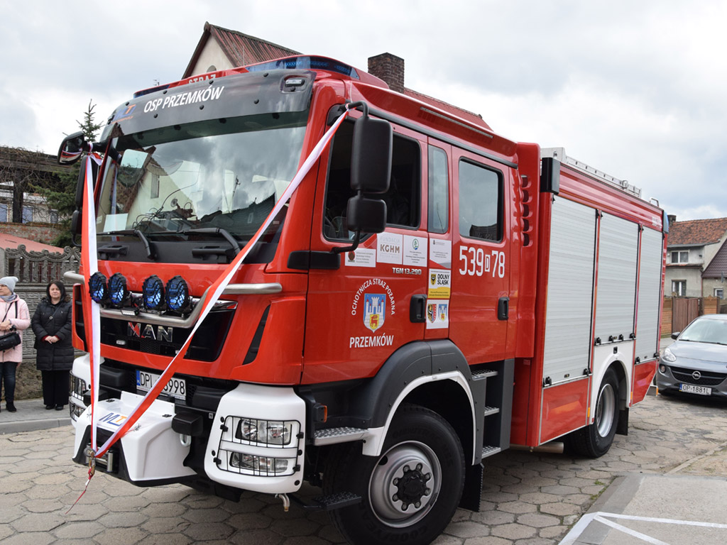 Nowy samochód dla strażaków Gmina Przemków